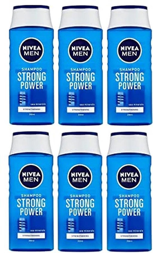 6x Nivea Shampoo Men – Strong Power