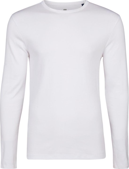 WE Fashion Heren T-shirt met biologisch katoen - Maat XL
