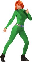 LUCIDA - Groen spion kostuum voor dames - S (34/36)