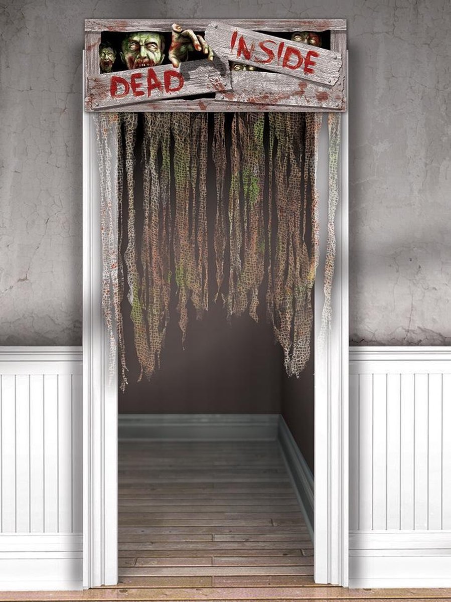 AMSCAN - Zombie deurdecoratie - Decoratie > Muur-, deur- en raamdecoratie