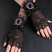 Punk Rave Handschoenen Mist of Lace Per paar Zwart