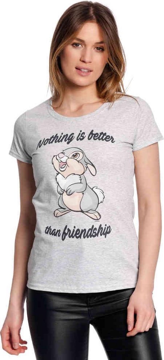 Disney Bambi Dames Tshirt -XXL- Thumper Friendship Grijs