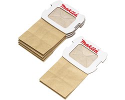 Makita papieren stofzak 5 st. ( 194746-9 ) voor vlakschuurmachine BO 5031 / BO 5041 / DBO 180 en vlakschuurmachine BO 3711 / BO 4555 / BO 4565