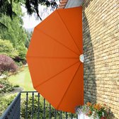 Zijluifel inklapbaar 200 cm terracotta