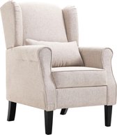 Fauteuil stof beige