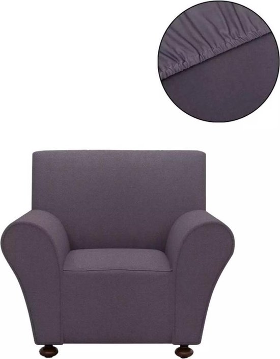 Analist Niet verwacht Verschillende goederen Stretch meubelhoes voor fauteuil antraciet polyester jersey | bol.com
