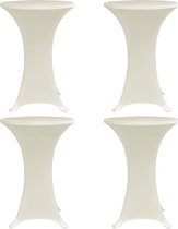 Statafelhoes 4 st stretch Ã˜ 60 cm créme