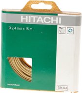 Hitachi Strimdraad nylon 2.4mm groen 15 meter 781424