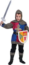 Middeleeuwse & Renaissance Strijders Kostuum | Middeleeuwen Fleur De Lis Ridder | Jongen | Maat 164 | Carnaval kostuum | Verkleedkleding