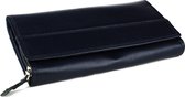 Blauwe Dames Portemonnee - Echt Leder (19 X 10 Cm)