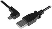 StarTech.com 1 m Micro-USB oplaad en sync kabel M/M Micro-USB haaks naar links 30/24AWG