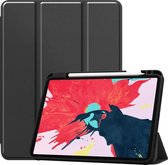 Cazy Smart Tri-Fold Case met Pen Houder Geschikt voor Apple iPad Pro 11 2020 - zwart