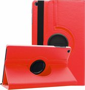 Case2go - Tablet hoes geschikt voor Samsung Galaxy Tab A 10.1 (2019) - Draaibare Book Case - Rood
