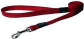 Rogz For Dogs Fanbelt Leiband - Rood - 20mm x 1.4mtr