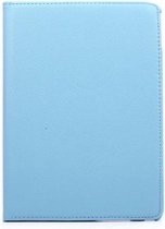 Case2go - Tablet hoes geschikt voor iPad 9.7 inch (2017/2018) - draaibare book case - Licht Blauw