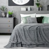 Beddensprei_sprei_kleur_Staal_200X220cm_100% POLYESTER_