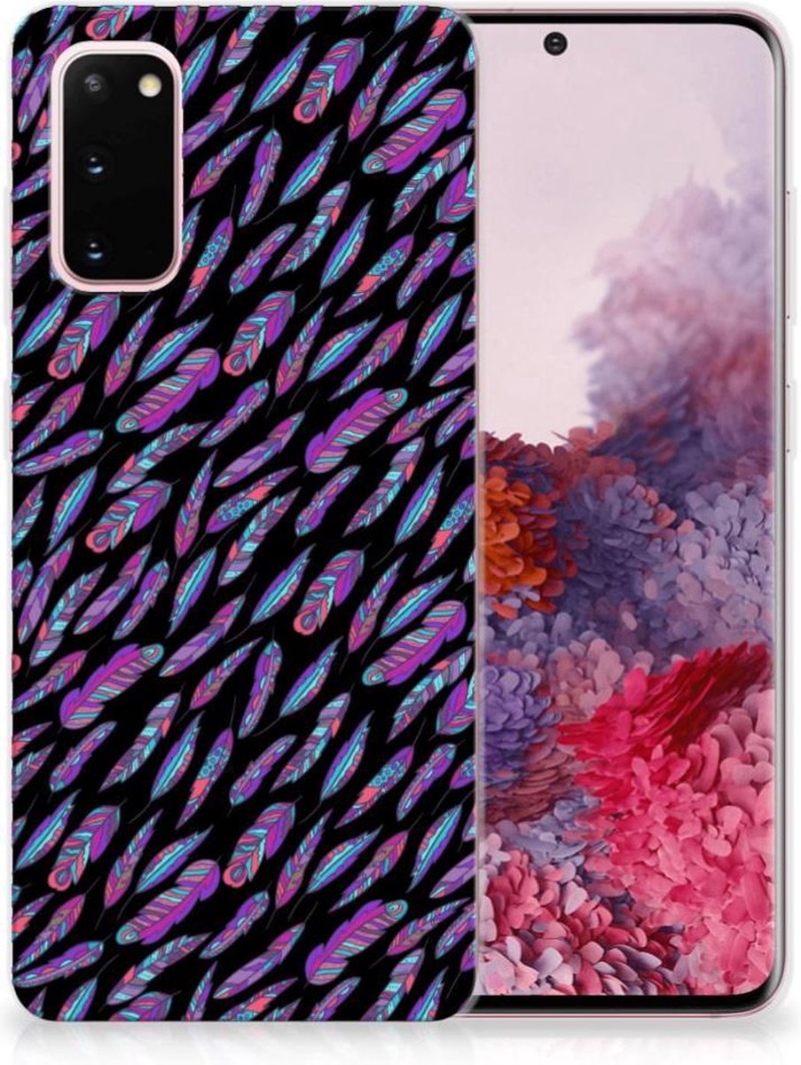 Samsung Galaxy S20 TPU bumper Feathers Color