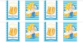 Oktoberfest - 2x lignes de drapeau Oktoberfest / festival de la bière / banderoles rectangulaires 10 mètres - décoration de fournitures de fête
