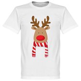 Reindeer Supporter T-Shirt - Rood/Wit - L