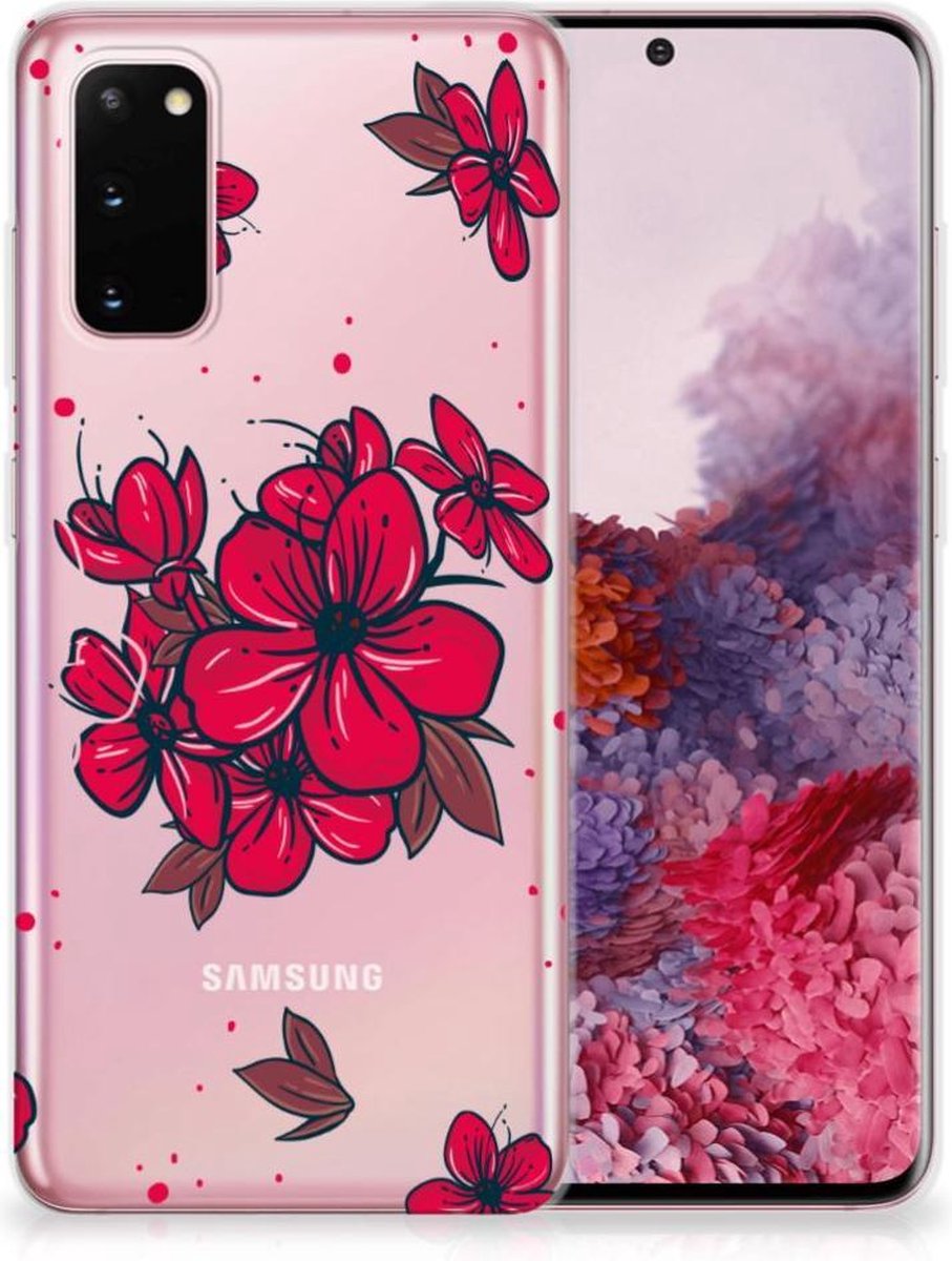 Samsung Galaxy S20 TPU Case Blossom Red op Prijzenvolger.com
