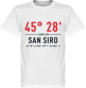 AC Milan San Siro Coördinaten T-Shirt - Wit - XS