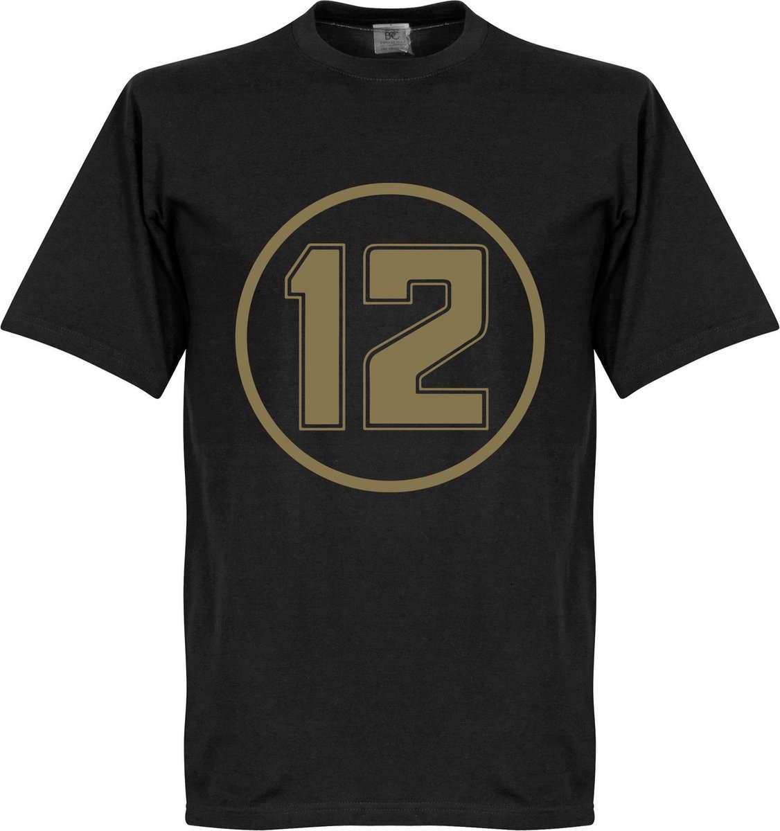 Senna 12 Retro T-Shirt - Zwart  - XL