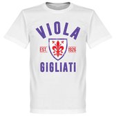 Fiorentina Established T-Shirt - Wit - S