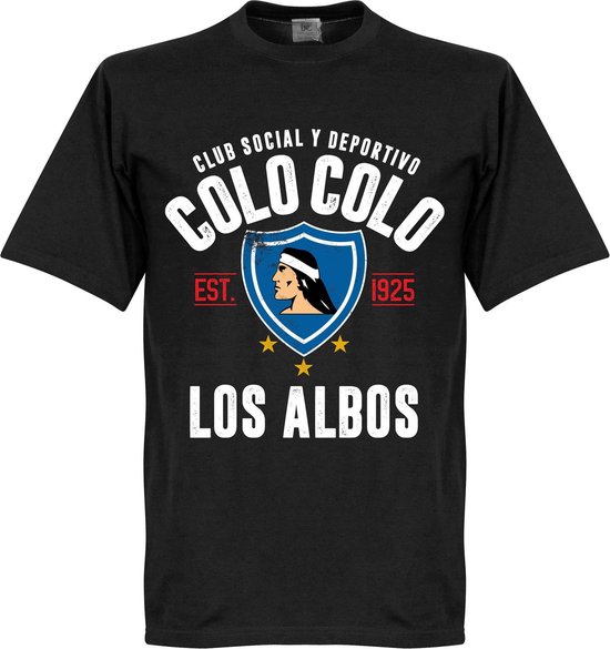 Colo Colo Established T-Shirt - Zwart - XXXL