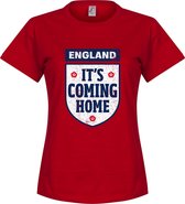 It's Coming Home England Dames T-Shirt - Rood - S