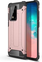 Lunso - Armor Guard hoes - Samsung Galaxy S20 Ultra - Rose Goud