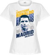 Ronaldo Madrid Portrait Dames T-Shirt - S - 8