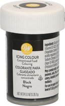 Wilton Eetbare Zwarte Voedselkleurstof Zwart - Icing Color 28g