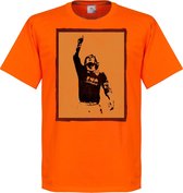 Totti Silhouette T-Shirt - Oranje - S