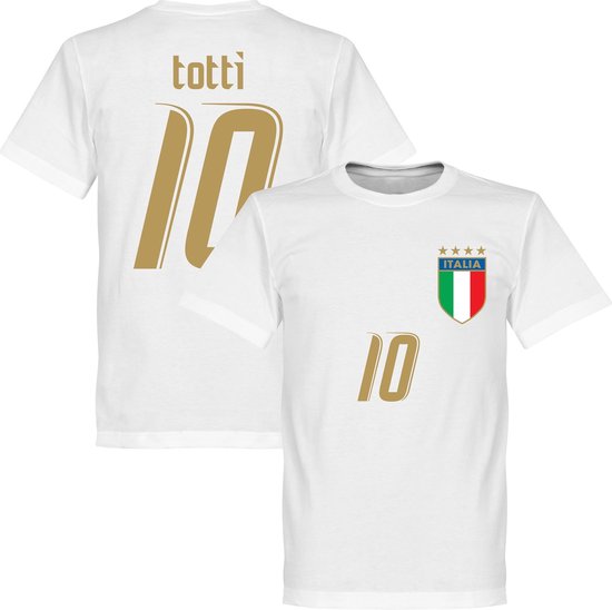 T-shirt en jersey de football Puma Italia Totti 10 pour hommes taille XL bleu - France