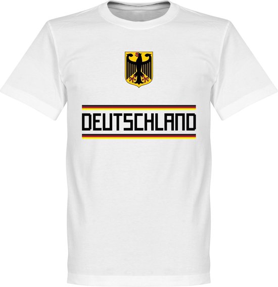 Duitsland Team T-Shirt - Wit - XL