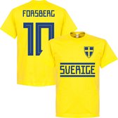 Zweden Forsberg 10 Team T-Shirt - M