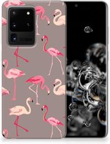 Samsung Galaxy S20 Ultra TPU Hoesje Flamingo