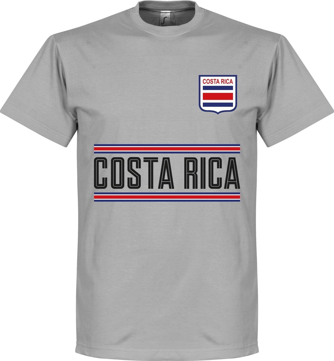 Costa Rica Keeper Team T-Shirt - Grijs - XXXL