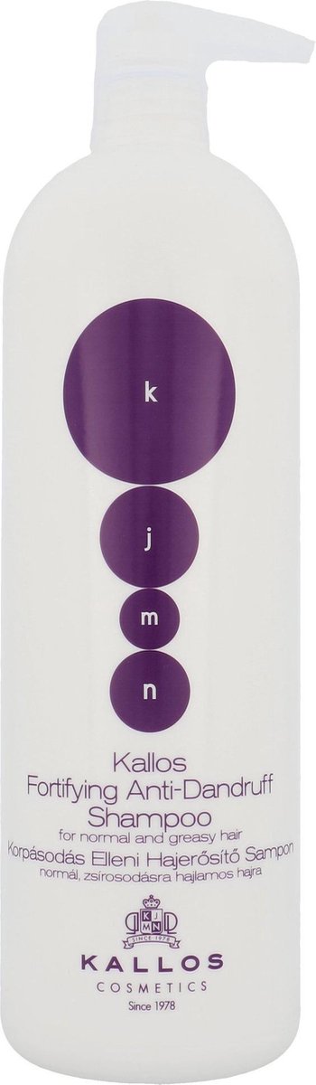 Kallos - KJMN Fortifying Anti Dandruff Shampoo ( Greasy Hair ) - 1000ml