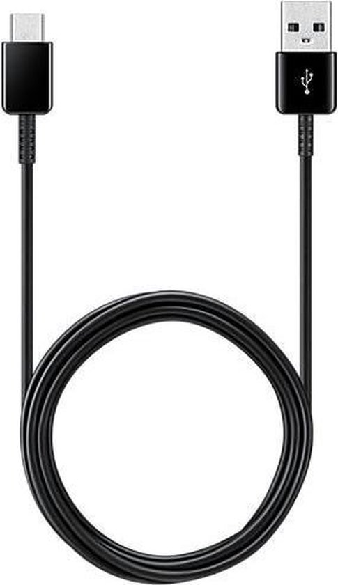USB 2.0 + USB C kabel - 1,5 m - Zwart - duopack