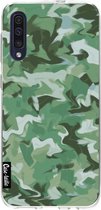Casetastic Samsung Galaxy A50 (2019) Hoesje - Softcover Hoesje met Design - Army Camouflage Print