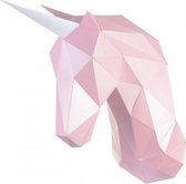 3D Papercraft Kit Eenhoorn (roze)