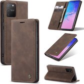 CASEME Wallet Hoesje voor Samsung Galaxy S10 Lite - Coffee