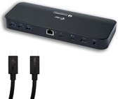 i-tec TB3HDMIPLUSXIT notebook dock & poortreplicator Bedraad Thunderbolt 3 Zwart