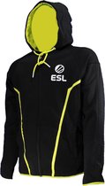 Difuzed ESL E- Sports TEQ Vest Jacket Hoodie avec fermeture éclair et capuche Zwart/ Wit/ Jaune N / A Sweatvest unisexe taille S