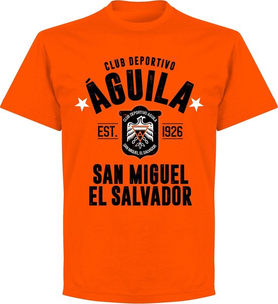 Club Deportivo Aguila Established T-shirt - Oranje - XS