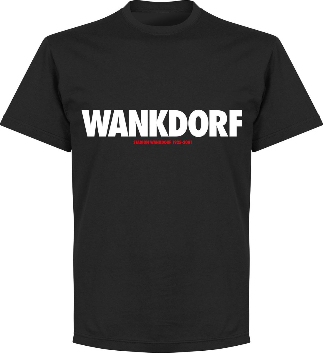 Wankdorf T-shirt - Zwart - XS