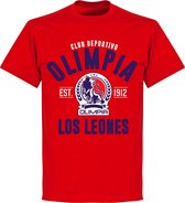 CD Olimpia Established T-shirt - Rood - XXL