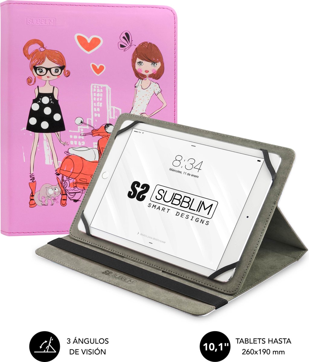 Tablet cover Subblim SUBCUT4TC004 Pink 10,1
