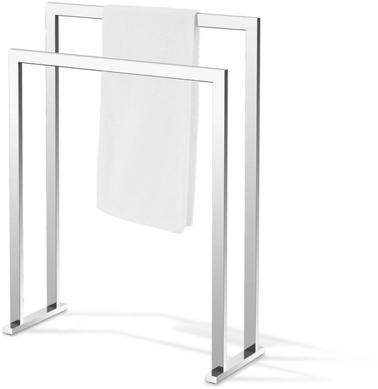ZACK 40382 LINEA Toiletbutler Mat Roestvrij Staal - Elegante WC-Borstelhouder Met Vervangbare Borstel